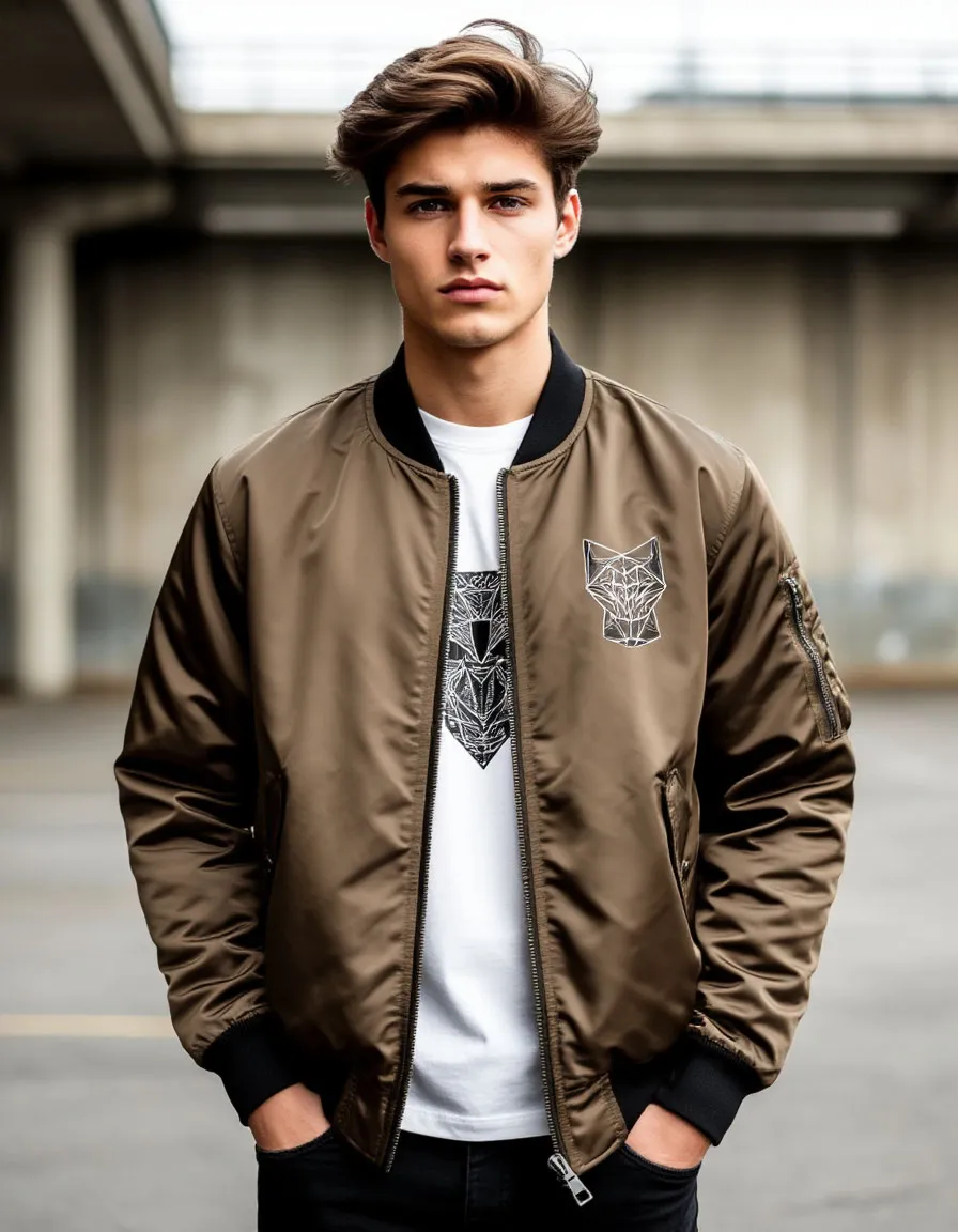 Бомбер с логотипом